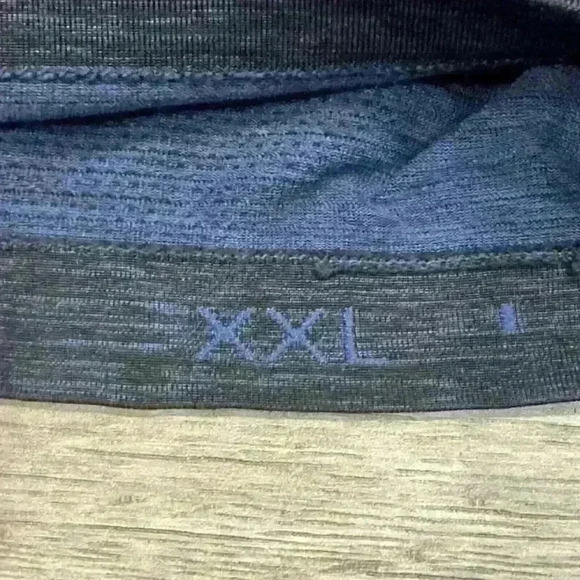 Lululemon Metal Vent Tech Short Sleeve Shirt Mens Sz XXL Navy Blue Athleisure - Picture 3 of 10